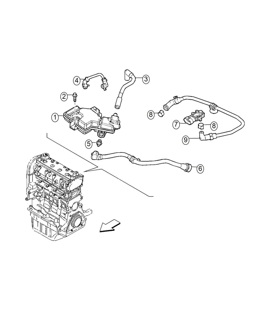 Genuine Fiat 124 Spider/Abarth Pressure Sensor