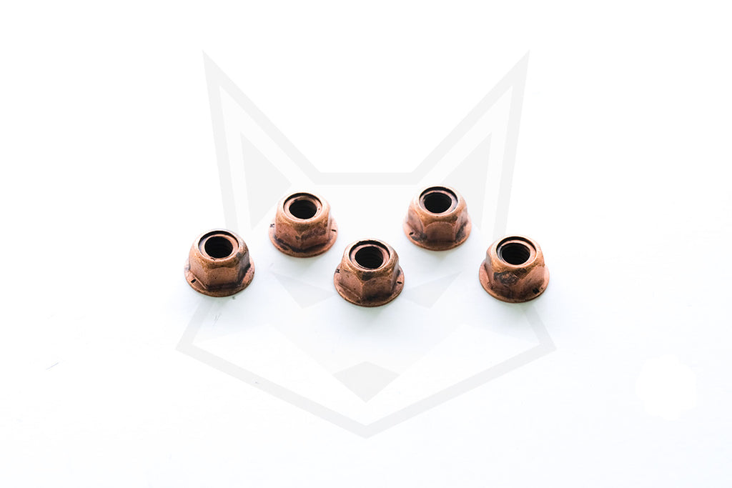 GENUINE ALFA ROMEO, ALFA ROMEO 4C COPPER EXHAUST NUTS (5) - ALFA CORSA