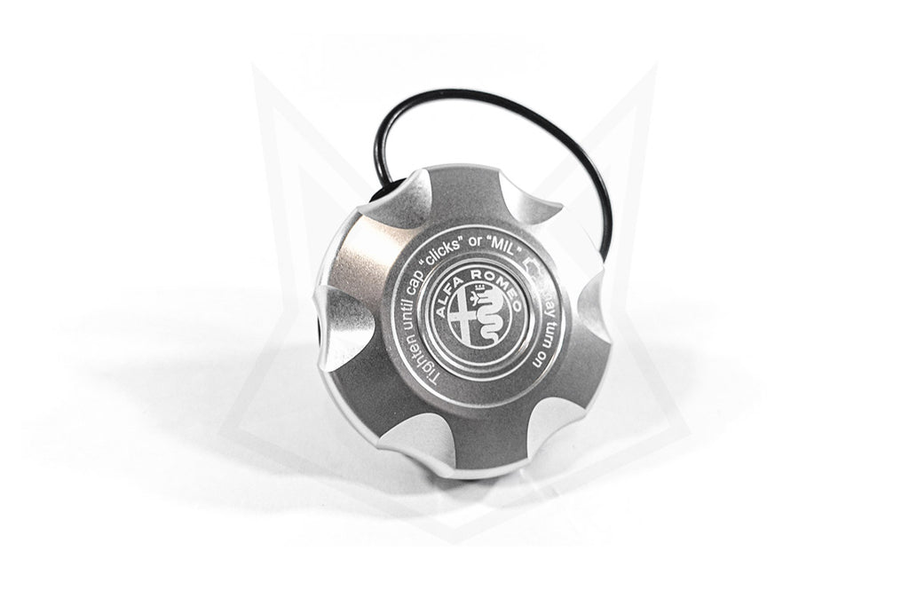 GENUINE ALFA ROMEO, GENUINE ALFA ROMEO ALUMINUM FUEL CAP - ALFA CORSA