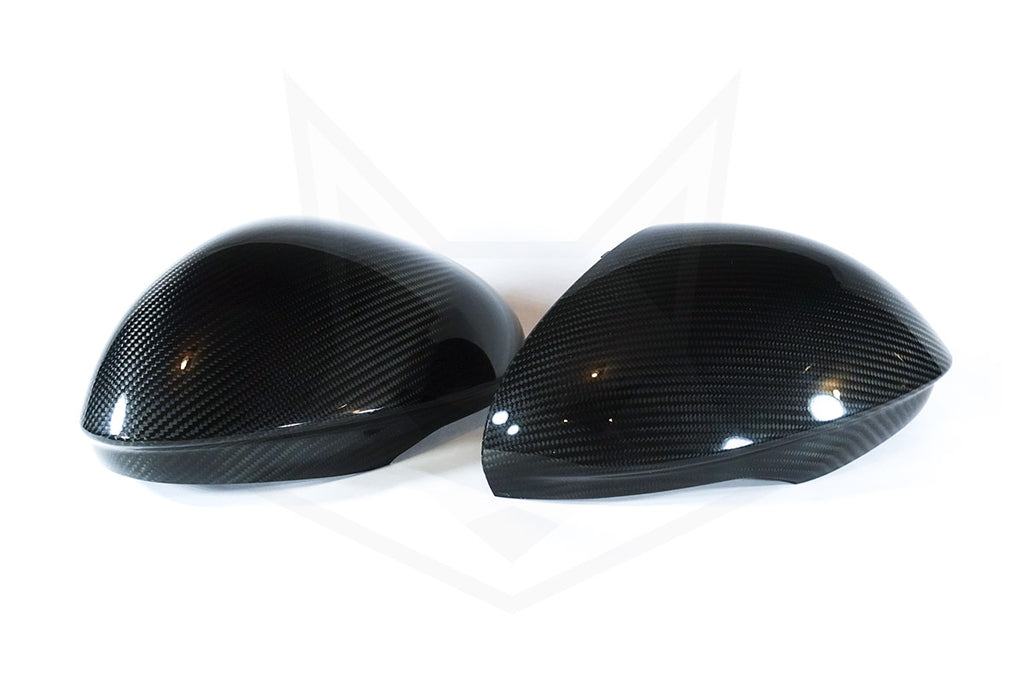 GENUINE ALFA ROMEO, GENUINE ALFA ROMEO CARBON FIBER MIRROR CAPS (ALFA ROMEO GIULIA) - ALFA CORSA