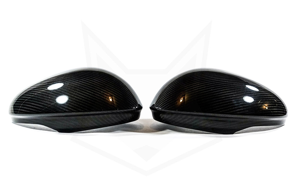 GENUINE ALFA ROMEO, GENUINE ALFA ROMEO CARBON FIBER MIRROR CAPS (ALFA ROMEO GIULIA) - ALFA CORSA