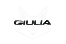 Load image into Gallery viewer, GENUINE ALFA ROMEO, GENUINE ALFA ROMEO BLACK GIULIA BADGE - ALFA CORSA