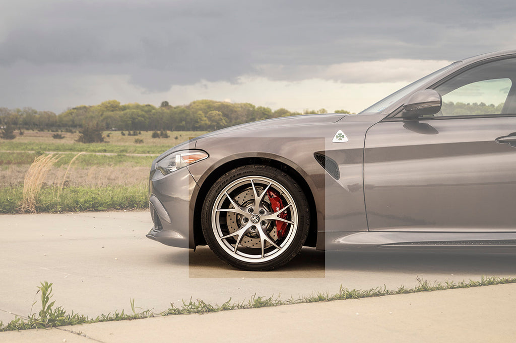 GENUINE ALFA ROMEO, GENUINE ALFA ROMEO QUADRIFOGLIO FRONT BRAKE PADS - ALFA CORSA