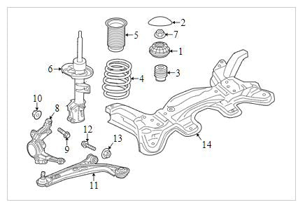 【FIAT500】 GENUINE FIAT FRONT STRUT DUST BOOT SET – ALFA CORSA