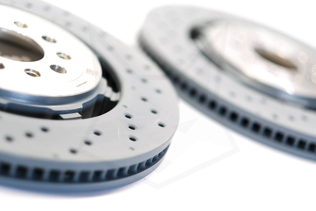 GENUINE ALFA ROMEO, GENUINE ALFA ROMEO GIULIA/STELVIO QUADRIFOGLIO REAR BRAKE ROTORS - ALFA CORSA