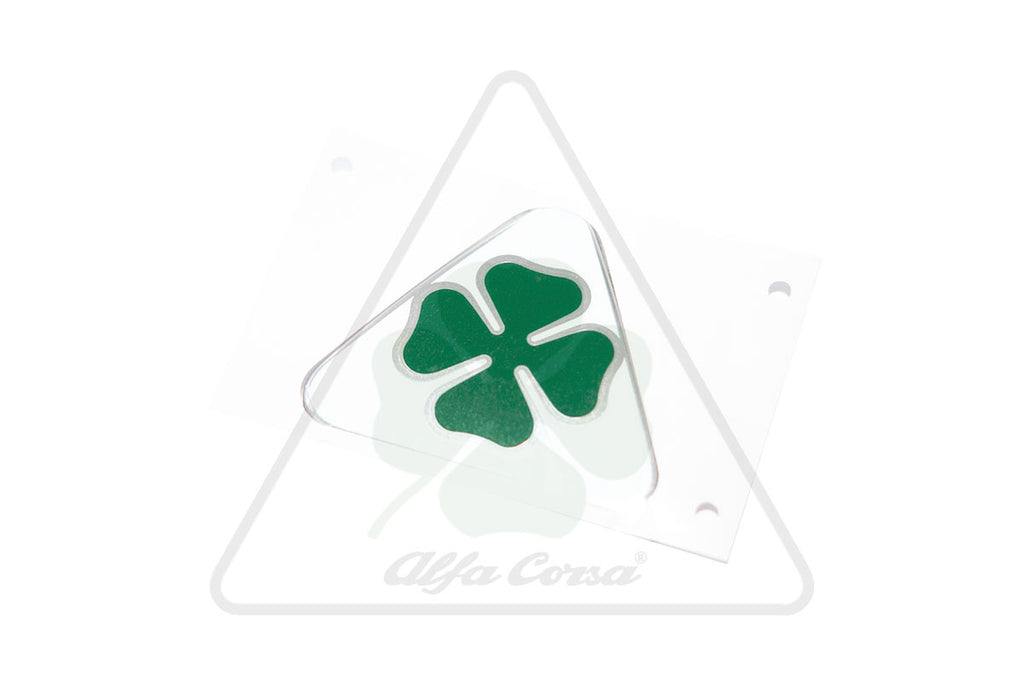 GENUINE ALFA ROMEO, GENUINE ALFA ROMEO STELVIO QUADRIFOGLIO EMBLEM - ALFA CORSA
