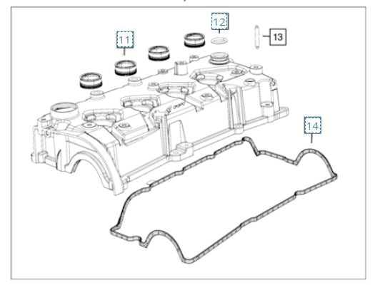 GENUINE FIAT, GENUINE FIAT VALVE COVER GASKET - ALFA CORSA