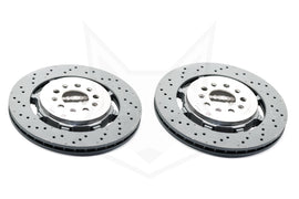 GENUINE ALFA ROMEO, GENUINE ALFA ROMEO GIULIA/STELVIO QUADRIFOGLIO REAR BRAKE ROTORS - ALFA CORSA